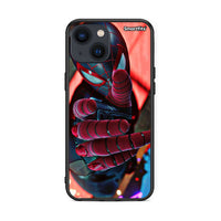 Thumbnail for iPhone 13 Mini Spider Hand Θήκη από τη Smartfits με σχέδιο στο πίσω μέρος και μαύρο περίβλημα | Smartphone case with colorful back and black bezels by Smartfits