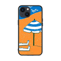 Thumbnail for iPhone 13 Summering Θήκη από τη Smartfits με σχέδιο στο πίσω μέρος και μαύρο περίβλημα | Smartphone case with colorful back and black bezels by Smartfits