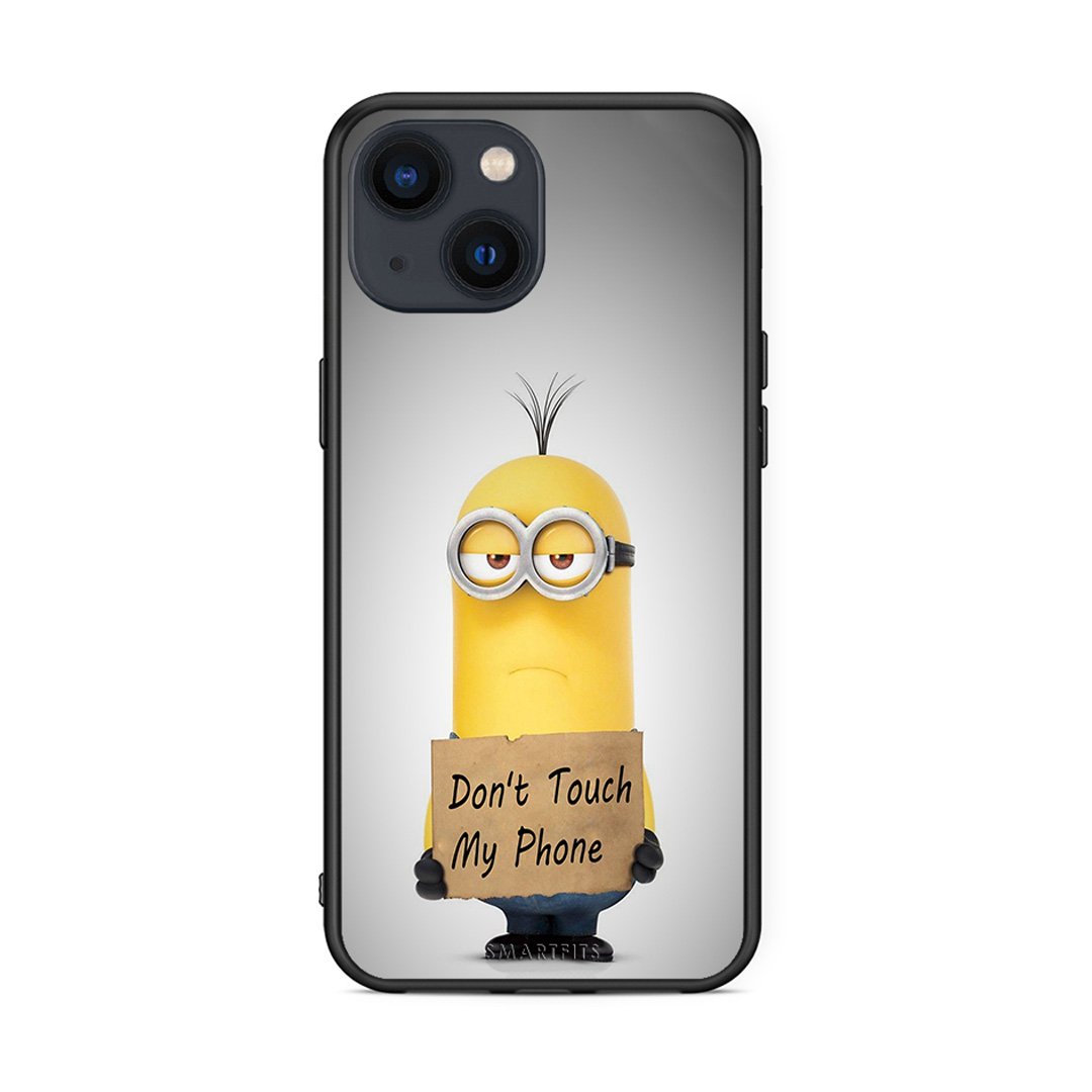 4 - iPhone 13 Mini Minion Text case, cover, bumper