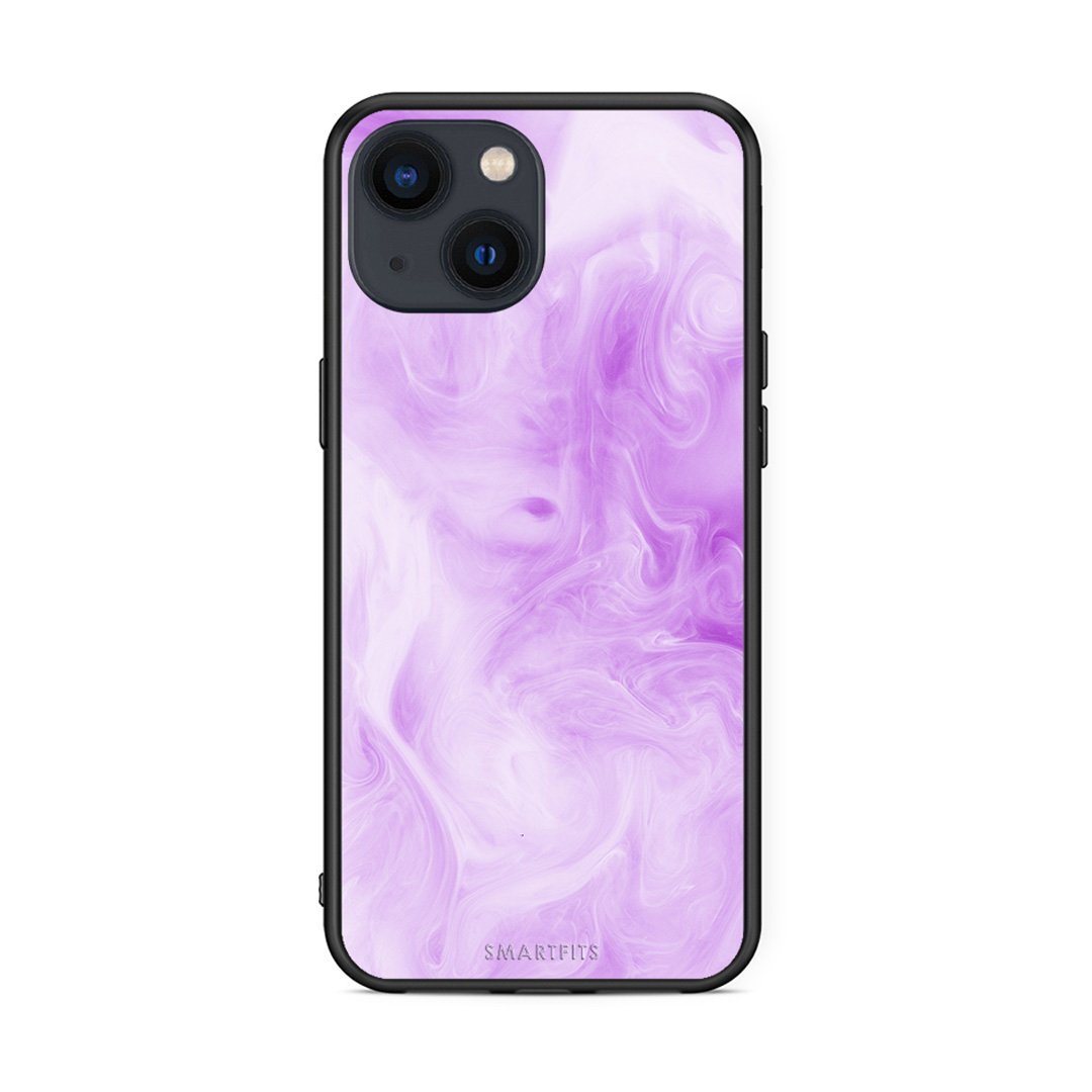 99 - iPhone 13 Watercolor Lavender case, cover, bumper