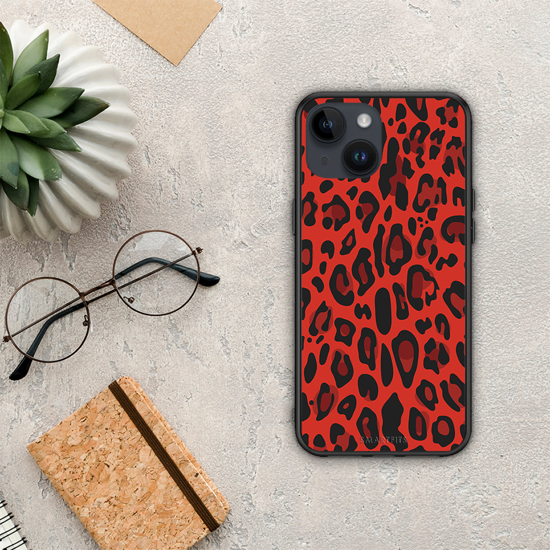 Animal Red Leopard - iPhone 14 case