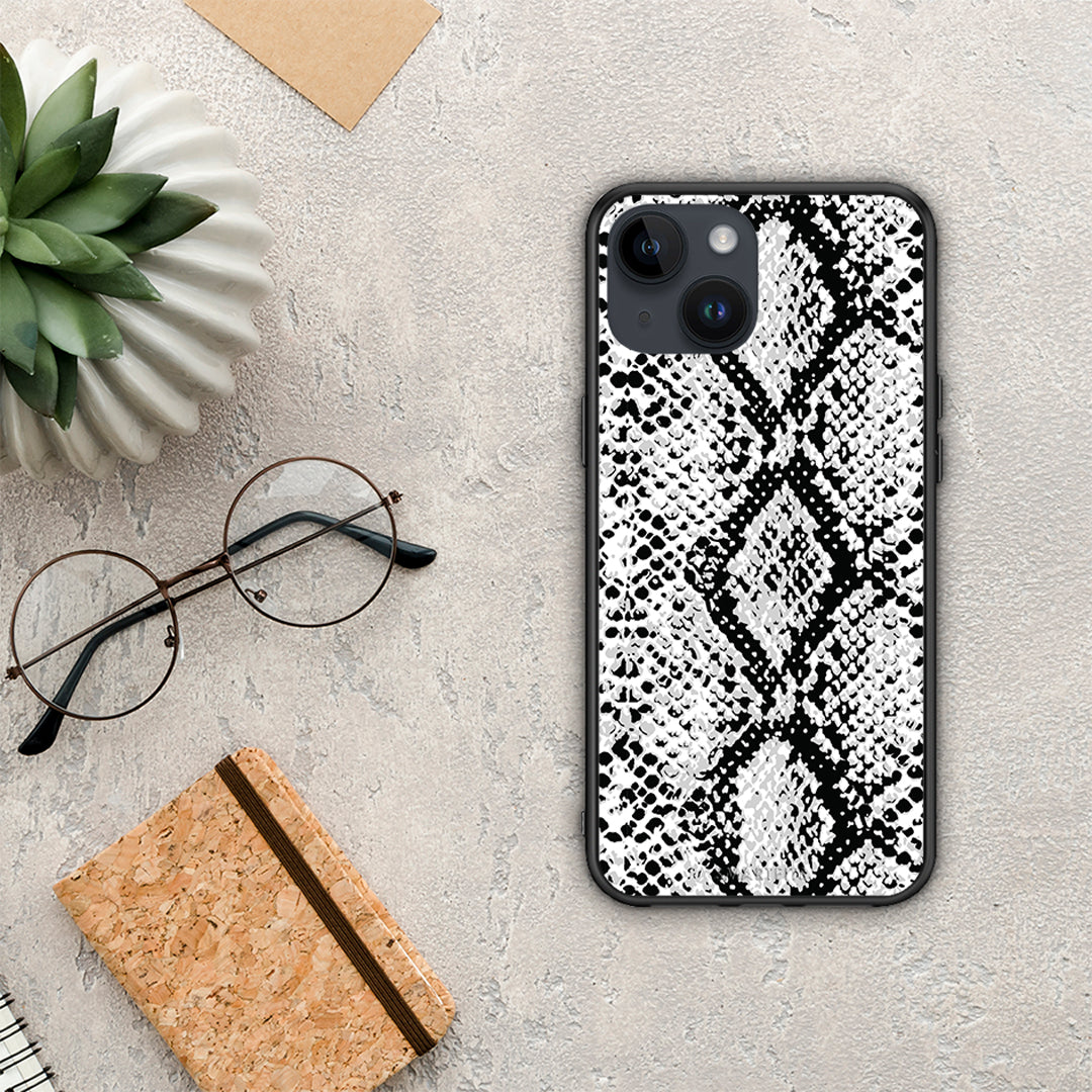 Animal White Snake - iPhone 15 case