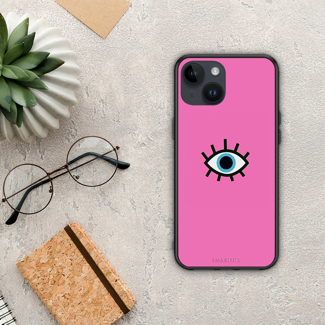 Blue Eye Pink - iPhone 14 case