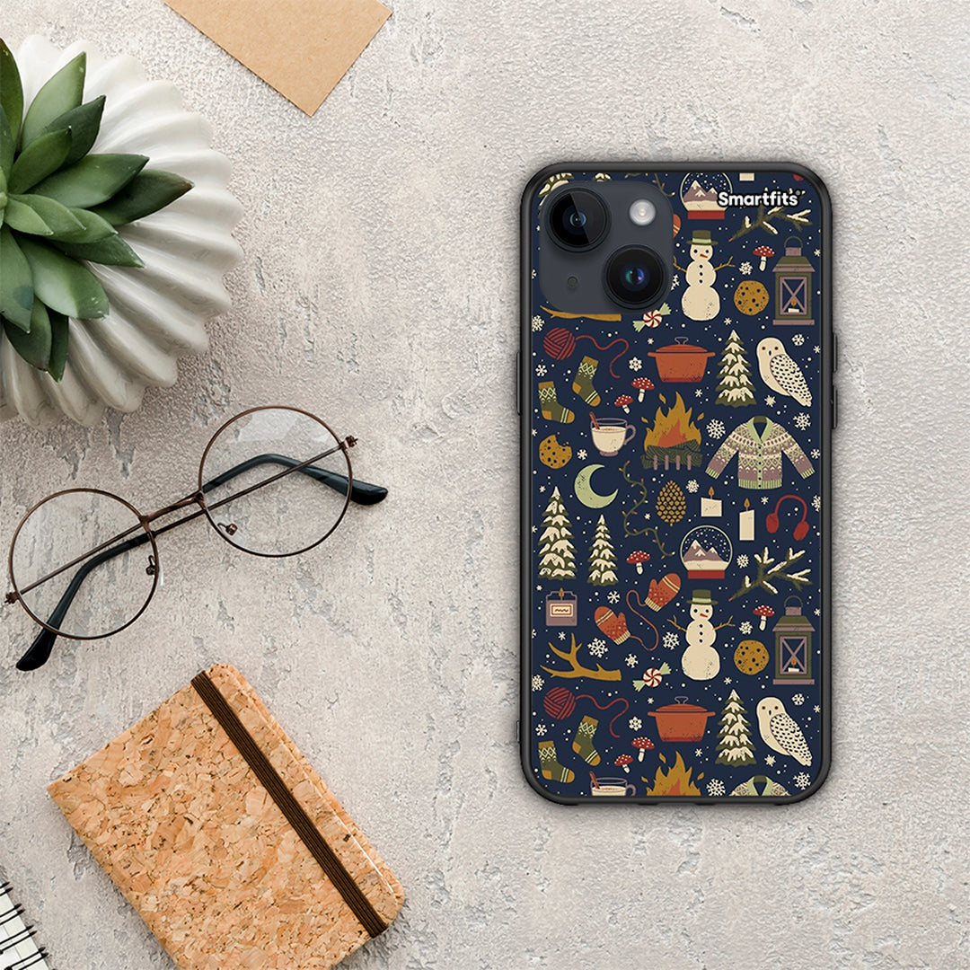 Christmas Elements - iPhone 14 case