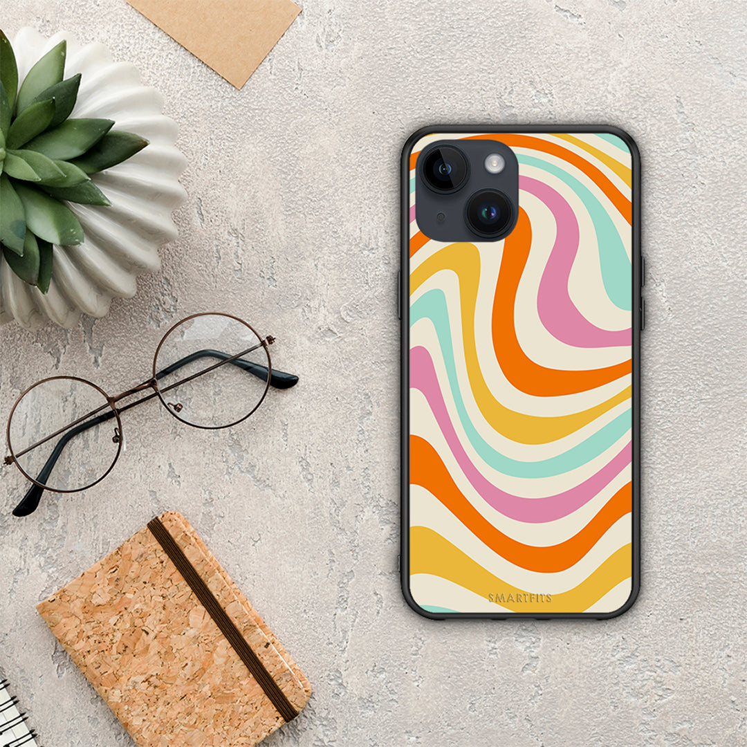 Colorful Waves - iPhone 14 case