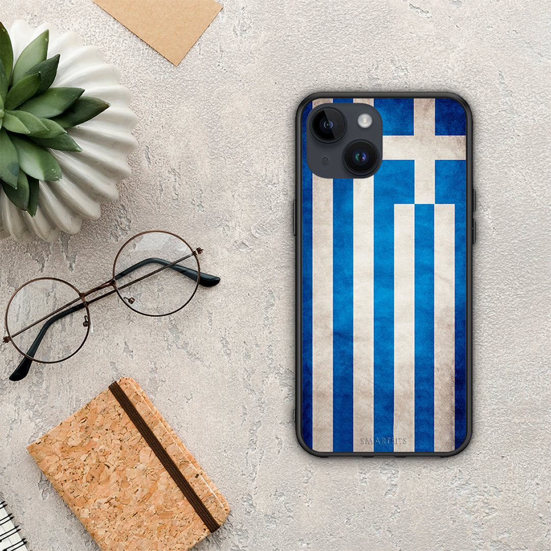 Flag Greek - iPhone 15 case