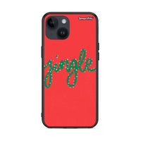 Thumbnail for iPhone 14 Jingle Xmas θήκη από τη Smartfits με σχέδιο στο πίσω μέρος και μαύρο περίβλημα | Smartphone case with colorful back and black bezels by Smartfits