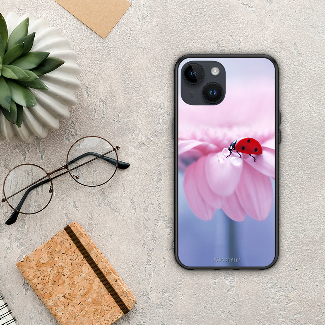 Ladybug Flower - iPhone 14 case