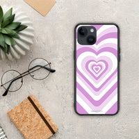 Thumbnail for Lilac Hearts - iPhone 14 case