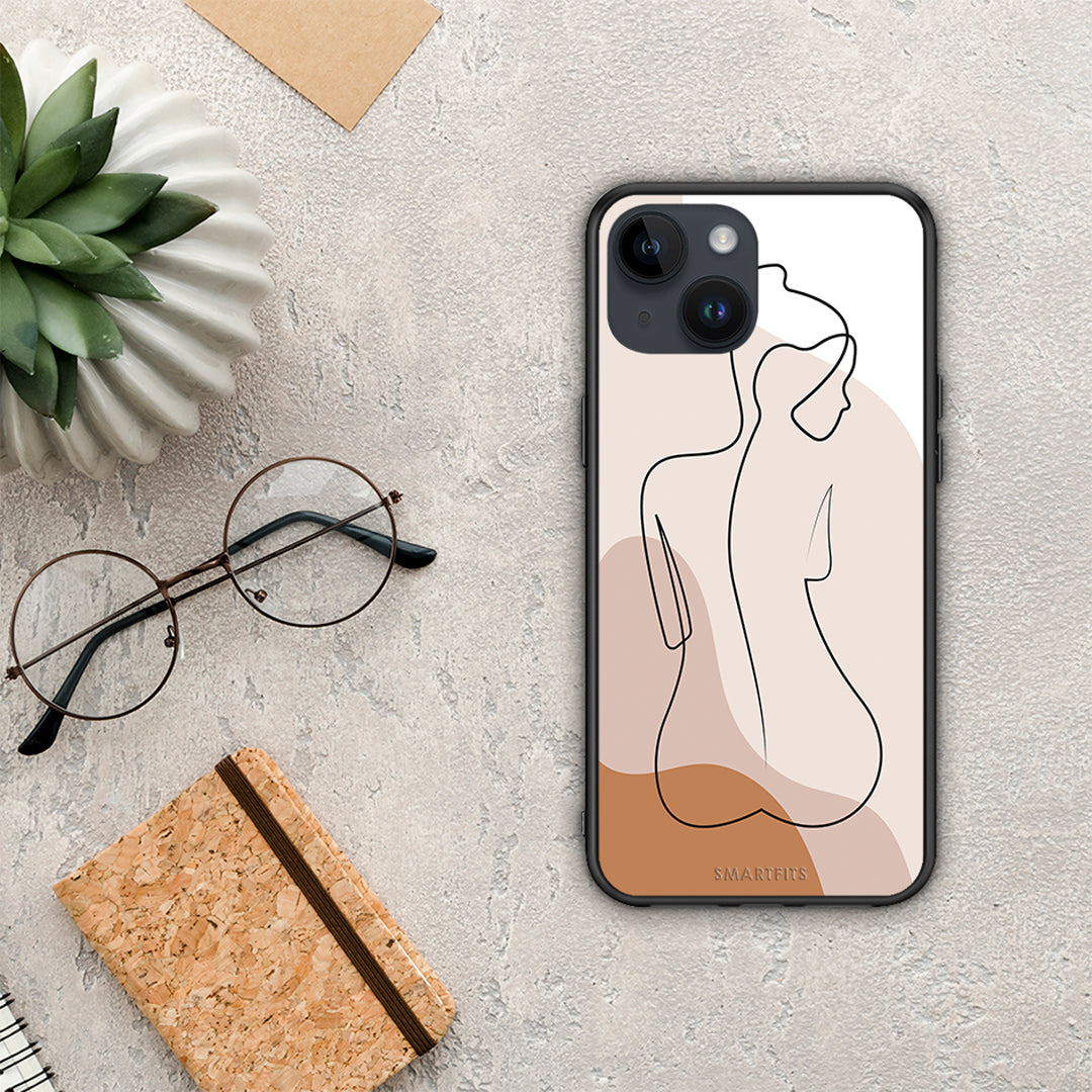 Lineart Woman - iPhone 14 case