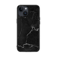 Thumbnail for iPhone 14 Marble Black θήκη από τη Smartfits με σχέδιο στο πίσω μέρος και μαύρο περίβλημα | Smartphone case with colorful back and black bezels by Smartfits