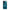 iPhone 14 Marble Blue θήκη από τη Smartfits με σχέδιο στο πίσω μέρος και μαύρο περίβλημα | Smartphone case with colorful back and black bezels by Smartfits