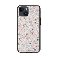 Thumbnail for iPhone 14 Marble Terrazzo θήκη από τη Smartfits με σχέδιο στο πίσω μέρος και μαύρο περίβλημα | Smartphone case with colorful back and black bezels by Smartfits