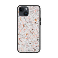 Thumbnail for iPhone 15 Marble Terrazzo θήκη από τη Smartfits με σχέδιο στο πίσω μέρος και μαύρο περίβλημα | Smartphone case with colorful back and black bezels by Smartfits