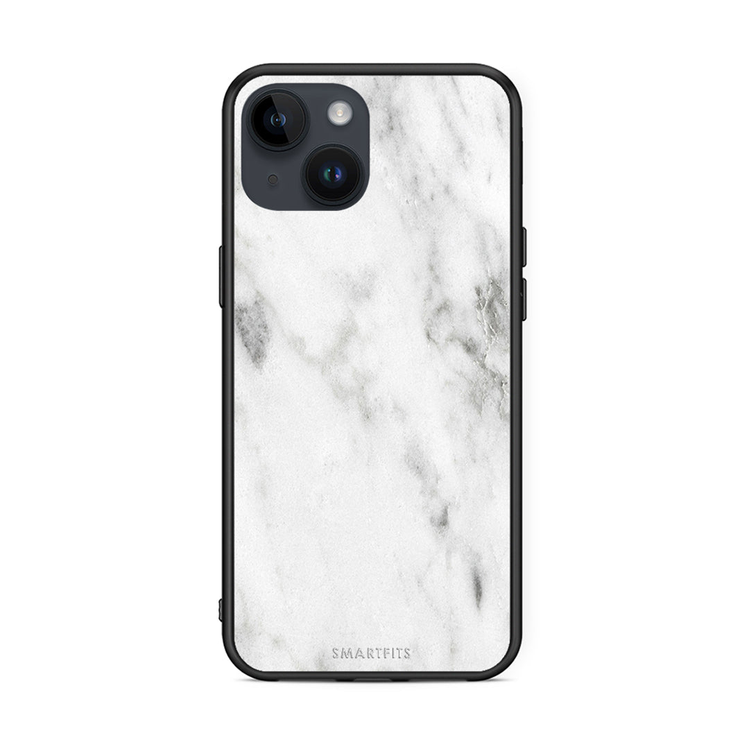 2 - iPhone 14 White marble case, cover, bumper