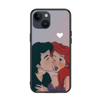 Thumbnail for iPhone 14 Mermaid Love Θήκη Αγίου Βαλεντίνου από τη Smartfits με σχέδιο στο πίσω μέρος και μαύρο περίβλημα | Smartphone case with colorful back and black bezels by Smartfits
