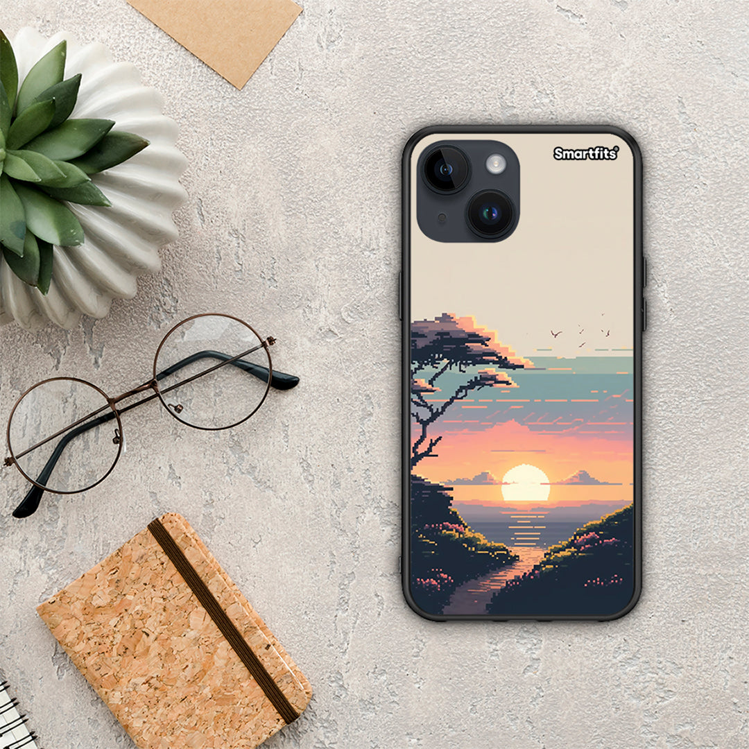 Pixel Sunset - iPhone 15 case