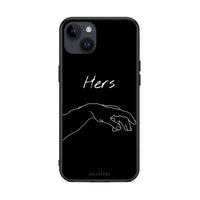 Thumbnail for iPhone 15 Plus Aeshetic Love 1 Θήκη Αγίου Βαλεντίνου από τη Smartfits με σχέδιο στο πίσω μέρος και μαύρο περίβλημα | Smartphone case with colorful back and black bezels by Smartfits