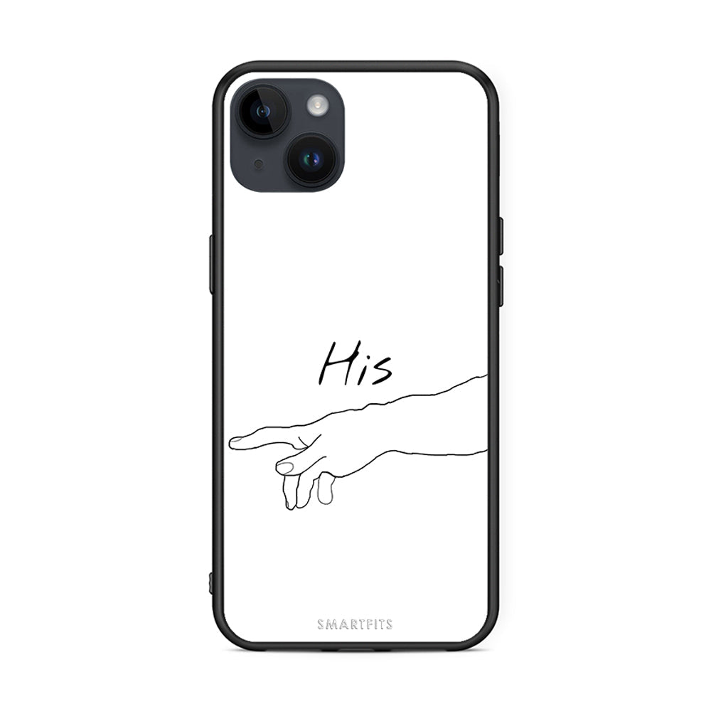 iPhone 15 Plus Aeshetic Love 2 Θήκη Αγίου Βαλεντίνου από τη Smartfits με σχέδιο στο πίσω μέρος και μαύρο περίβλημα | Smartphone case with colorful back and black bezels by Smartfits