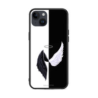 Thumbnail for iPhone 15 Plus Angels Demons θήκη από τη Smartfits με σχέδιο στο πίσω μέρος και μαύρο περίβλημα | Smartphone case with colorful back and black bezels by Smartfits
