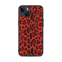 Thumbnail for 4 - iPhone 15 Plus Red Leopard Animal case, cover, bumper