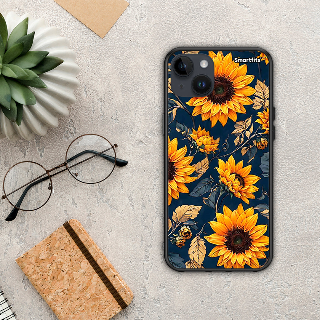 Autumn Sunflowers - iPhone 15 Plus θήκη