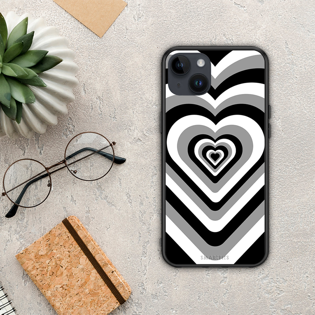 Black Hearts - iPhone 15 Plus case
