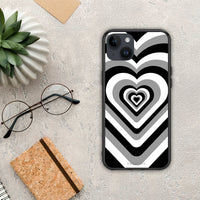 Thumbnail for Black Hearts - iPhone 15 Plus case