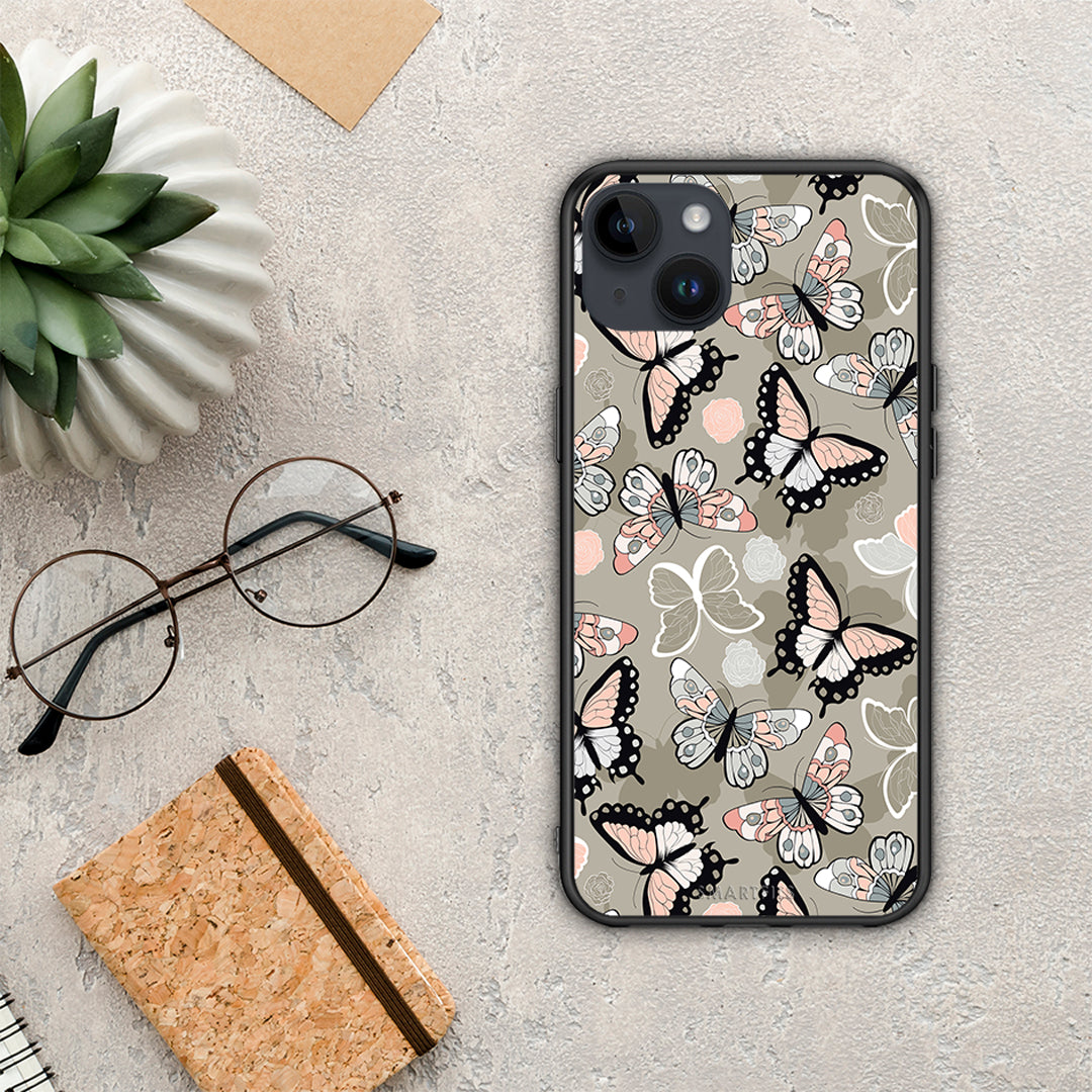 Boho Butterflies - iPhone 14 Plus case