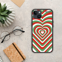 Thumbnail for Christmas Hearts - iPhone 14 Plus case