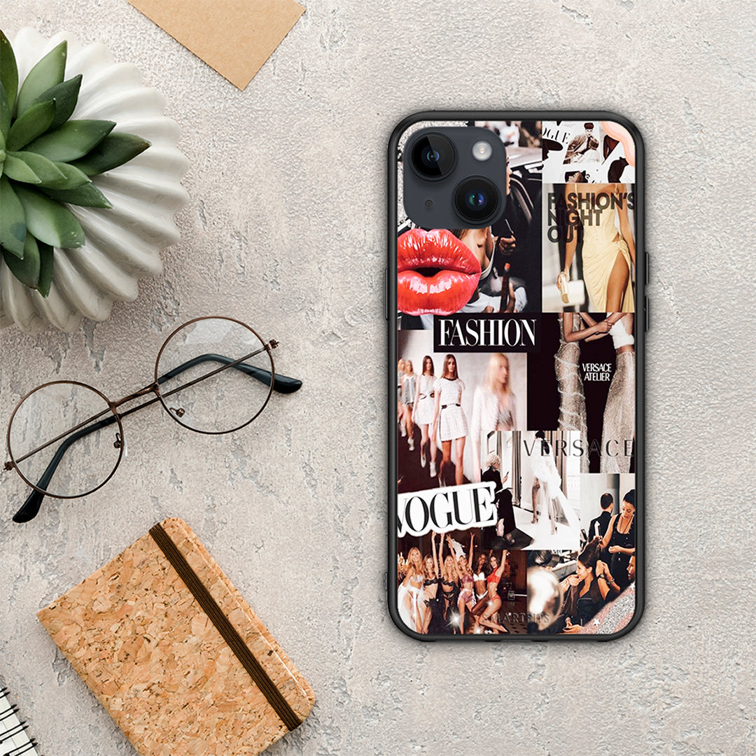 Collage Fashion - iPhone 15 Plus case