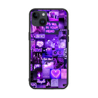 Thumbnail for iPhone 15 Plus Collage Stay Wild Θήκη Αγίου Βαλεντίνου από τη Smartfits με σχέδιο στο πίσω μέρος και μαύρο περίβλημα | Smartphone case with colorful back and black bezels by Smartfits