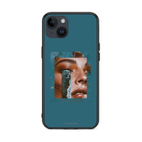 Thumbnail for iPhone 15 Plus Cry An Ocean θήκη από τη Smartfits με σχέδιο στο πίσω μέρος και μαύρο περίβλημα | Smartphone case with colorful back and black bezels by Smartfits