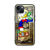 Thumbnail for iPhone 15 Plus Duck Money θήκη από τη Smartfits με σχέδιο στο πίσω μέρος και μαύρο περίβλημα | Smartphone case with colorful back and black bezels by Smartfits