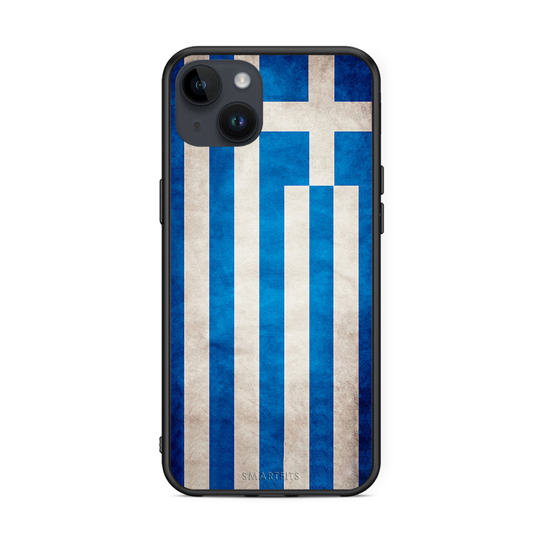 4 - iPhone 15 Plus Greeek Flag case, cover, bumper