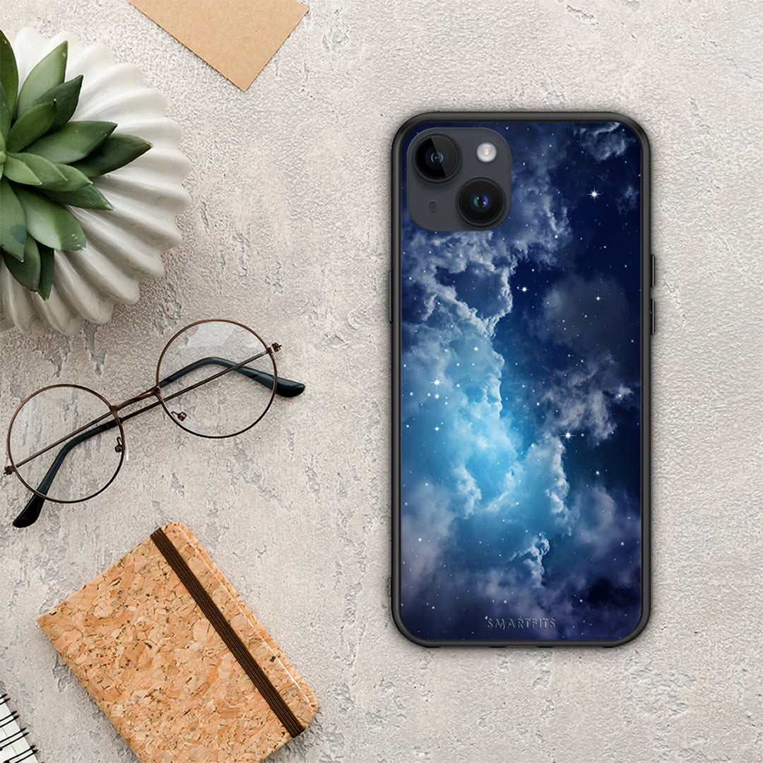 Galactic Blue Sky - iPhone 15 Plus case
