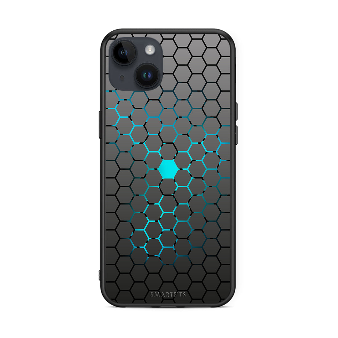 40 - iPhone 15 Plus Hexagonal Geometric case, cover, bumper