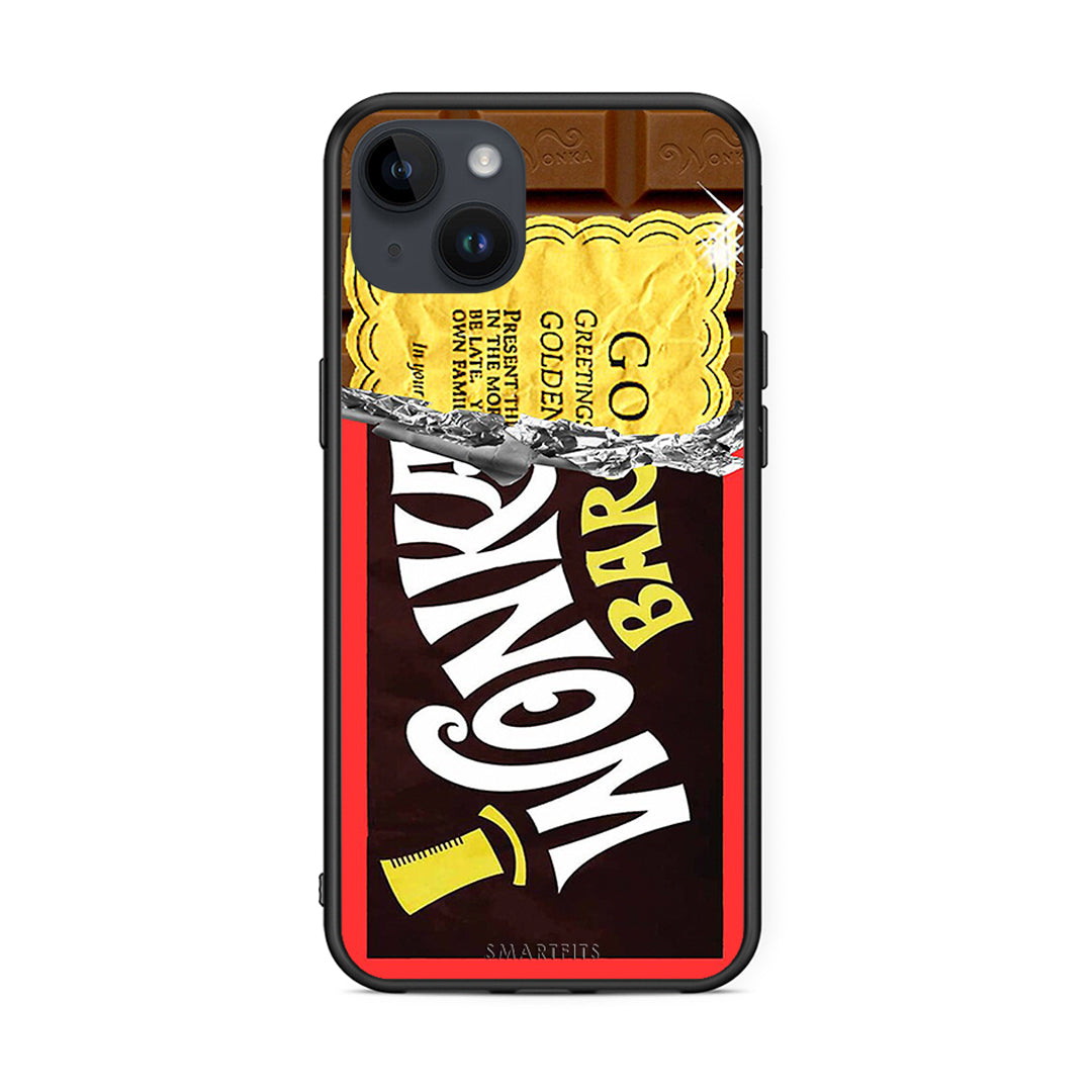 iPhone 14 Plus Golden Ticket θήκη από τη Smartfits με σχέδιο στο πίσω μέρος και μαύρο περίβλημα | Smartphone case with colorful back and black bezels by Smartfits
