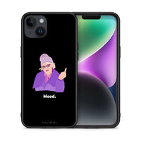 Thumbnail for Θήκη iPhone 15 Plus Grandma Mood Black από τη Smartfits με σχέδιο στο πίσω μέρος και μαύρο περίβλημα | iPhone 15 Plus Grandma Mood Black case with colorful back and black bezels