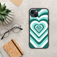 Thumbnail for Green Hearts - iPhone 15 Plus case