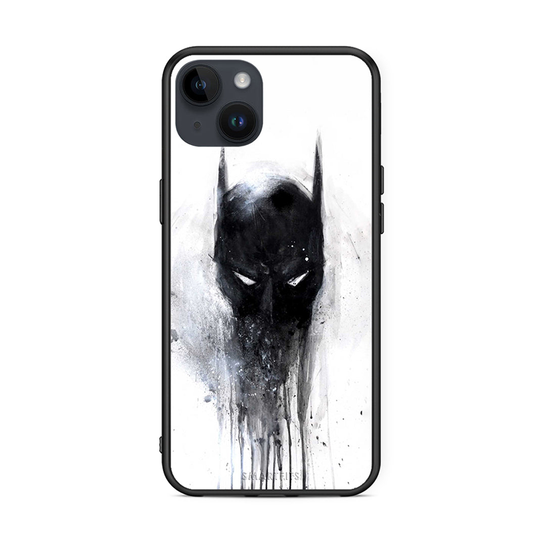4 - iPhone 15 Plus Paint Bat Hero case, cover, bumper