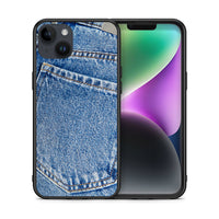 Thumbnail for Θήκη iPhone 15 Plus Jeans Pocket από τη Smartfits με σχέδιο στο πίσω μέρος και μαύρο περίβλημα | iPhone 15 Plus Jeans Pocket case with colorful back and black bezels
