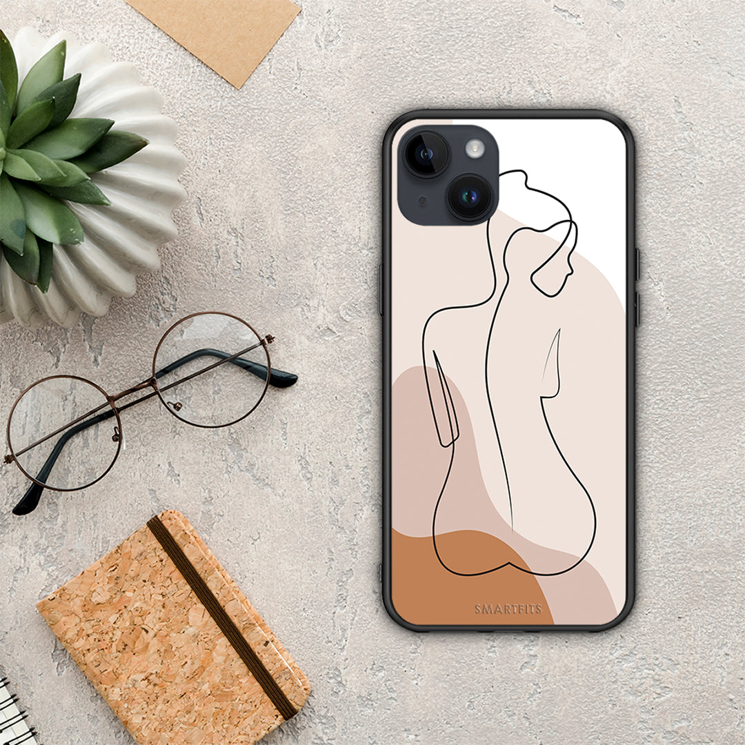 Lineart Woman - iPhone 14 Plus case