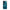 iPhone 15 Plus Marble Blue θήκη από τη Smartfits με σχέδιο στο πίσω μέρος και μαύρο περίβλημα | Smartphone case with colorful back and black bezels by Smartfits