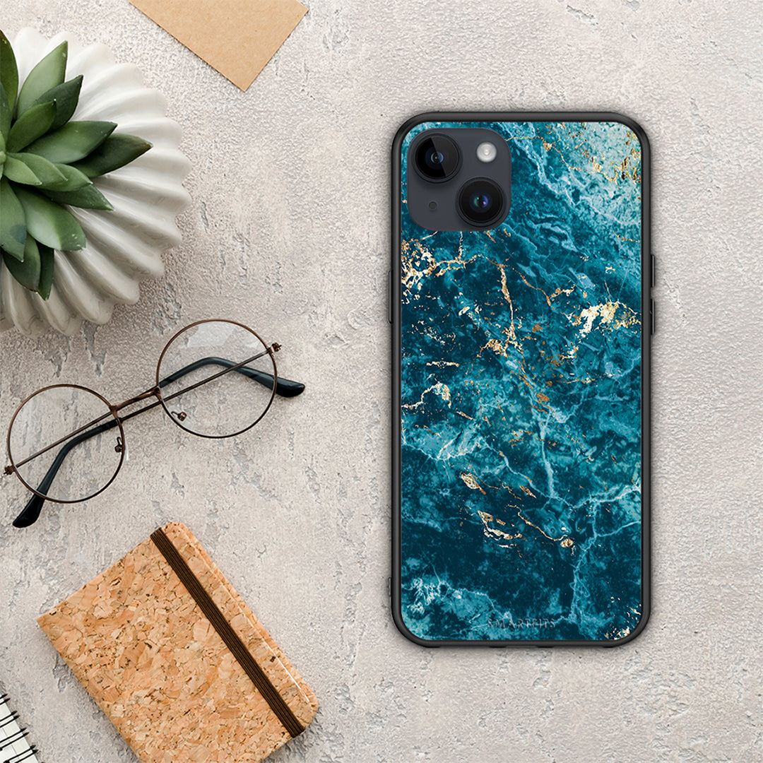 Marble Blue - iPhone 14 Plus case