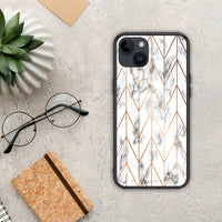 Thumbnail for Marble Gold Geometric - iPhone 15 Plus case