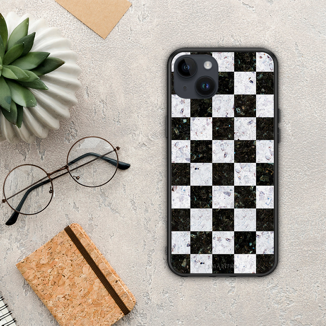 Marble Square Geometric - iPhone 15 Plus case