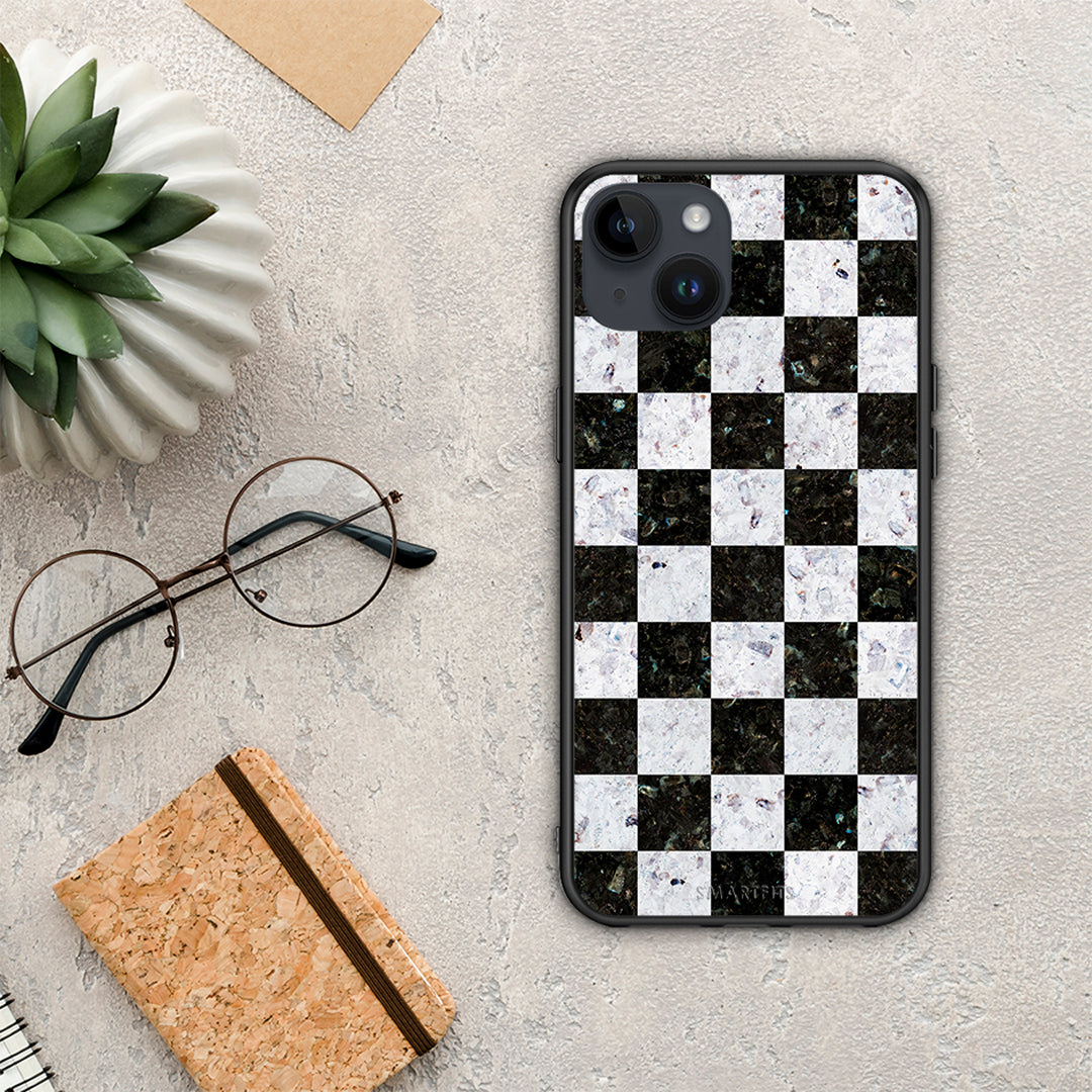 Marble Square Geometric - iPhone 14 Plus case