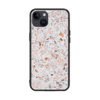 Thumbnail for iPhone 15 Plus Marble Terrazzo θήκη από τη Smartfits με σχέδιο στο πίσω μέρος και μαύρο περίβλημα | Smartphone case with colorful back and black bezels by Smartfits