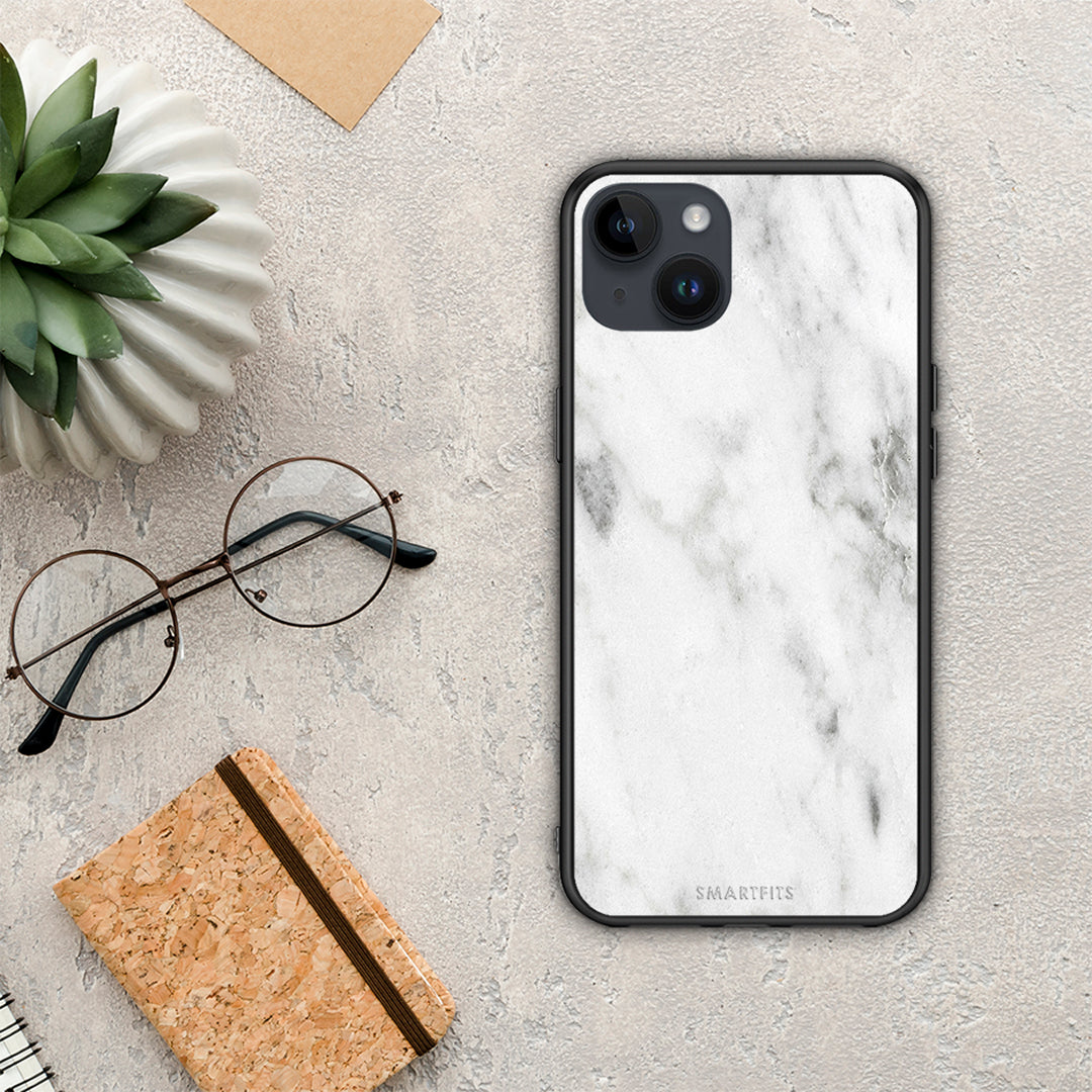 Marble White - iPhone 14 Plus case